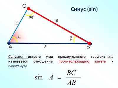 презентация по алгебре,Синус, косинус, тангенс, котангенс,  прямоугольный треугольник